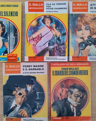 Libri "Il giallo Mondadori" anni 60