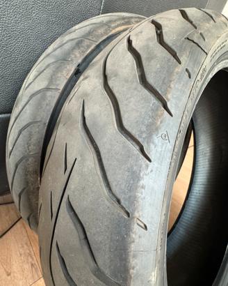 Gomme  DUNLOP ANT. 110/80R 18 POST. 180/55R 17