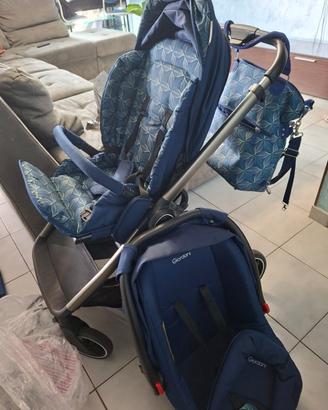 trio giordani 3 in 1 compelto di borsa passeggino