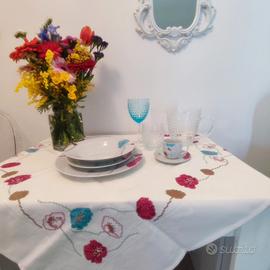 Servizio piatti e bicchieri Le Perle