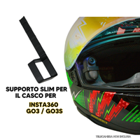 Supporto Casco Moto Interno Insta360 Go2 / Go3S