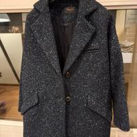 Cappottino Melange Blu e Nero