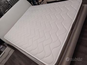 letto matrimoniale contenitore e materasso 
