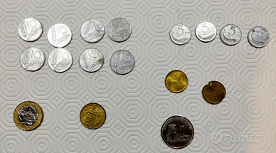 Monete 5, 10, 20, 200, 1000 lire, 1 euro rare