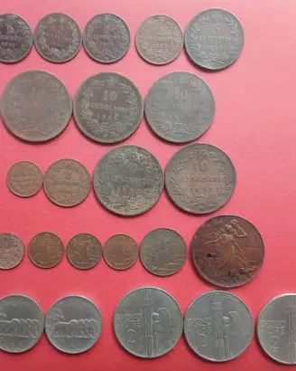 24 monete Regno d'Italia anni 1861/1925 a 62 euro