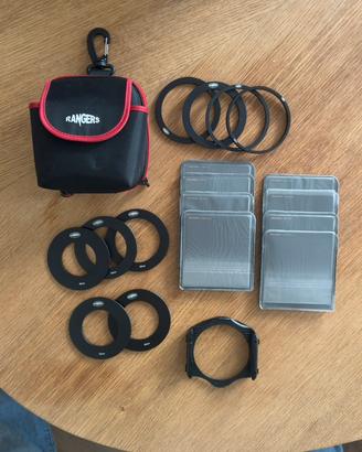 Kit Filtri ND + 9 adattatori + supporto adattatore