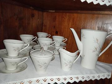 servizio da caffè in porcellana Bavarese