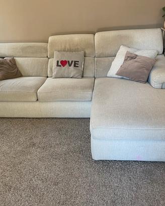 Divano 3 posti con chaise longue
