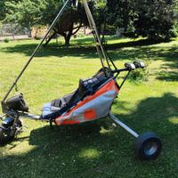 carrello deltaplano a motore inox
