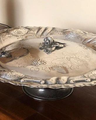 Splendido Centrotavola Vintage in Silver Plate