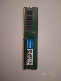 RAM DDR4 16GB 2400MHz Crucial