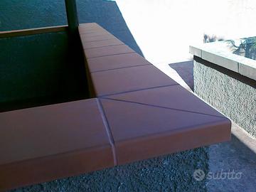 Cimasa in cotto Domus Linea