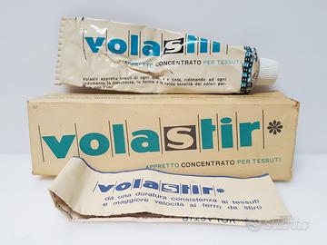 Volastir appretto tessuti originale vintage - raro