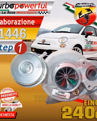 Turbina 1446m Abarth + iniettori 390