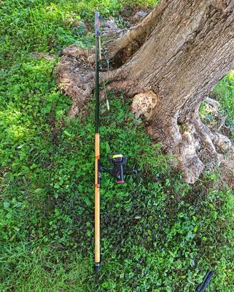 Canna da Pesca Silstar GT 4 mt.  + Mulinello tuber