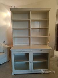 Mobile Credenza bianca con mensole  mod. Liatorp
