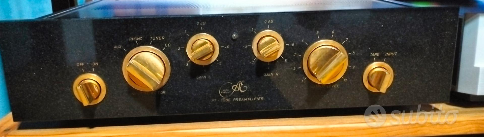 preamplificatore audio exklusiv p7 a valvole con f - Audio/Video In ...