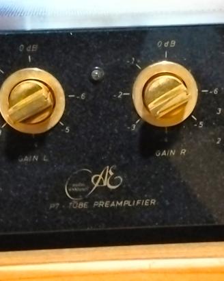 preamplificatore audio exklusiv p7 a valvole con f