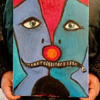 Quadro Pop Art "Divisione" - Olio su Tela 30x40 cm