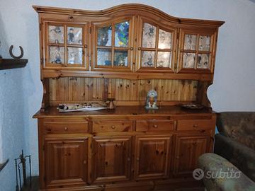 credenza stile montano