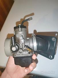 carburatore pwk 28 con il suo collettore