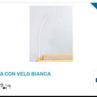 Asta con zanzariera per lettino