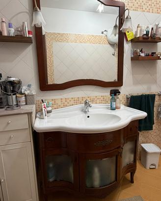 Mobile da bagno+ specchio+lavandino