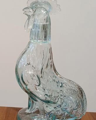 bottiglia vintage a forma di gallo 