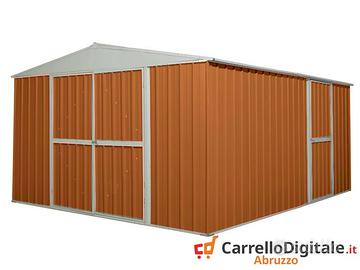 Box prefabbricato in acciaio 360x430 legno chiaro
