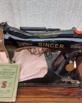 Macchina da cucire singer antica collez con mobile