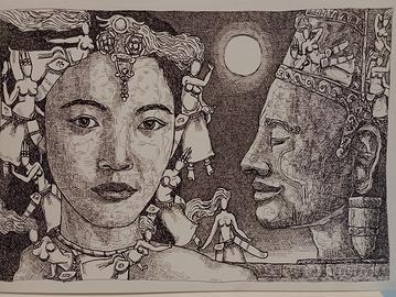 Disegno inchiostro a china