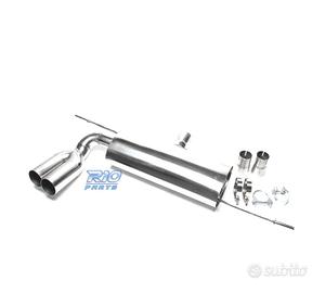SILENZIATORE DI SCARICO PER AUDI A3 8P 05 2003- x2