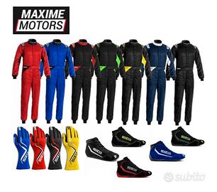 Kit tuta guanti scarpe SPARCO nuova omologazione c