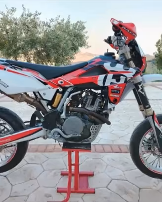 motard husqvarna 450 cc targata
