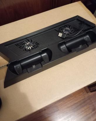 Base raffreddamento ricarica pad per Playstation 4
