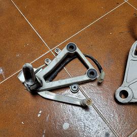 Pedana dx e freno post Cagiva Mito