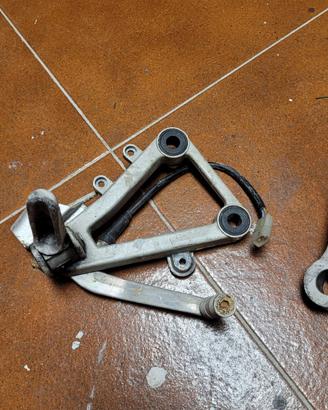 Pedana dx e freno post Cagiva Mito