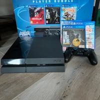 Ps4 500gb (v. 11.00)+ videogiochi e cuffie