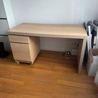 Scrivania IKEA MALM rovere