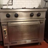 Cucina professionale 4 fuochi