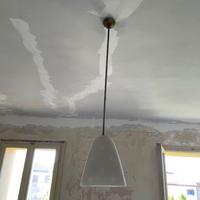 LAMPADARIO IN VETRO ANNI 50