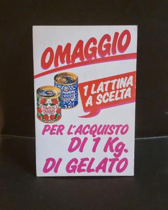 Fabbri Omaggio Cartello Pubblicitario