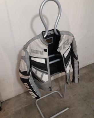 giubbotto moto in pelle