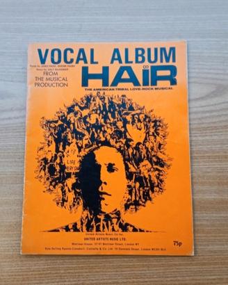 Spartito musicale Vocale Album Hair