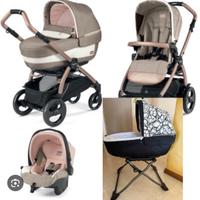 Trio Peg Perego Più seconda Navicella e bassinet