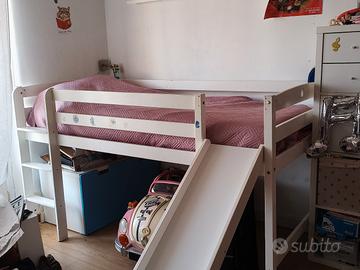 letto con scivolo per bambini 