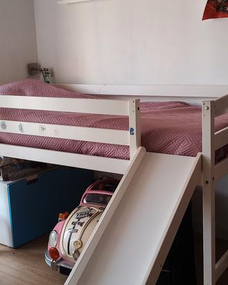 letto con scivolo per bambini 