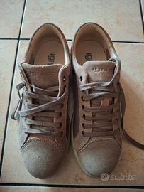 Sneakers beige IGI&CO in camoscio