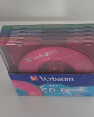 Verbatim Mini CD‑R 8cm colorati VINTAGE sigillati