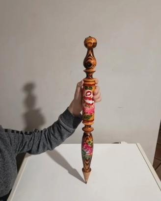 Grande Matitone vintage - Scultura iin legno 